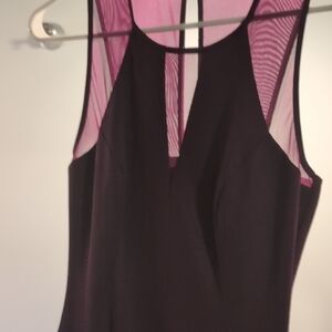 Elegant Purple Sleeveless Dress